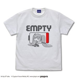 Hatsune Miku T-Shirt 87*saku Ver. White S (Anime Toy)