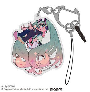 Hatsune Miku Acrylic Multi Key Ring YOOKI Ver. (Anime Toy)