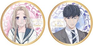 A Girl & HER Guard Dog Hologram Can Badge Set (Anime Toy)