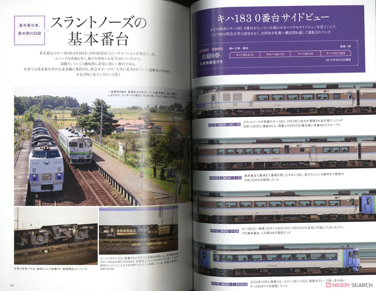 鉄道模型のための車両資料集 キハ85・キハ183 (書籍) 商品画像2