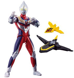 Ultra Action Figure Ultraman Tiga Multi Type Type Guts Wing Set (Character Toy)