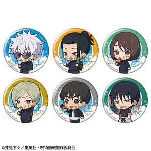 Can Badge Collection Jujutsu Kaisen Tokotoko Ver. Kaigyoku / Gyokusetsu (Set ot 6) (Anime Toy)