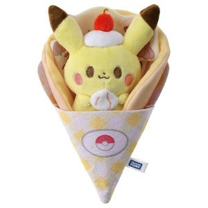 ポケモン ポケピース くるくるクレープぬいぐるみ ピカチュウ (キャラクタートイ)