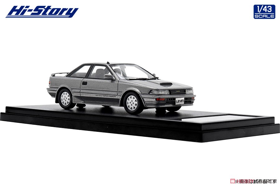 Toyota COROLLA LEVIN GT-Z (1987) Gray Metallic (Diecast Car) 商品画像3