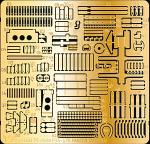 IV号駆逐戦車/70(A) エッチングパーツセット [対応キット：タミヤMM35381] (プラモデル)