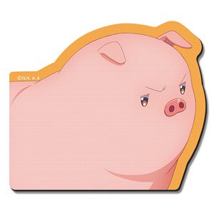 Butareba: The Story of a Man Turned into a Pig Rubber Mouse Pad Design 06 (Pig/C) (Anime Toy)
