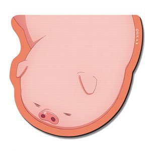 豚のレバーは加熱しろ ラバーマウスパッド デザイン07 (豚/D) (キャラクターグッズ)