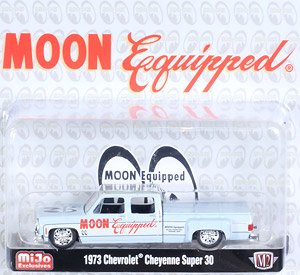 1973 シボレー シャイアン スーパー 30 ブルー/ベージュ MOON Equipped (ミニカー)