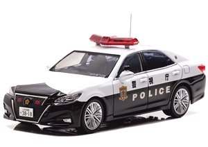Toyota Crown Athlete (GRS214) 2023 Metropolitan Police Traffic Department Mobile Traffic Unit Vehicle (4-Kou 213) (Diecast Car)