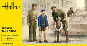 FRENCH TANK CREW (Plastic model)