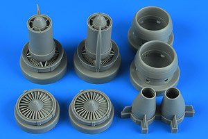 A-10A/C Thunderbolt II Correct Engines (for Academy) (Plastic model)