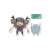 Sword Art Online Alternative Gun Gale Online GG3 Resistant Sticker Fukaziroh & Namahage (Anime Toy) Item picture2