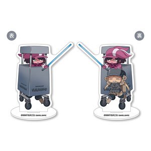 Sword Art Online Alternative Gun Gale Online Front and Back Acrylic Stand Stand Llenn & Fukaziroh in PM (Anime Toy)