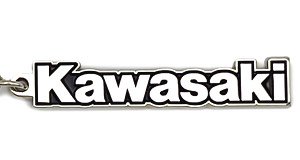 Kawasaki Tank Emblem (SILVER) Metal Key Chain (Diecast Car)
