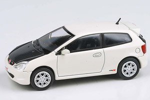 ホンダ シビック Type R EP3 2001 ホワイト/カーボン LHD (ミニカー)