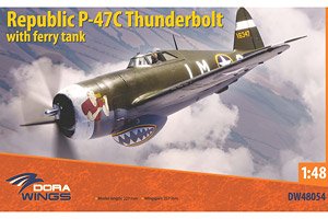 Republic P-47C Thunderbolt w/Ferry Tank (Plastic model)