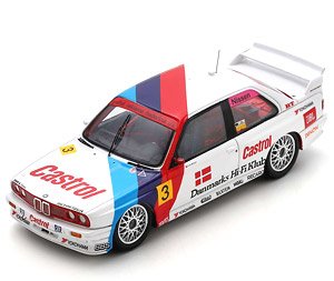 BMW E30 M3 No.3 Schnitzer GP Denmark 1991 Kris Nissen (Diecast Car)