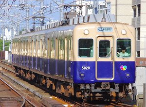 [価格未定] 16番(HO) 阪神5001形電車「ジェット・カー」 後期型 4両Aセット 完成品 (4両セット) (塗装済み完成品) (鉄道模型)