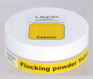 Flocking Powder Yellow 30ml (Accessory)