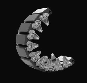 TR35-021 Sherman VVSS T-51 rubber tracks (Plastic model)