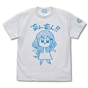 アイドルマスター ミリオンライブ！ 白石紬のなんなん Tシャツ WHITE XL (キャラクターグッズ)