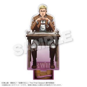 Attack on Titan Acrylic Stand Strategy Meeting Together Ver. Erwin Smith (Anime Toy)