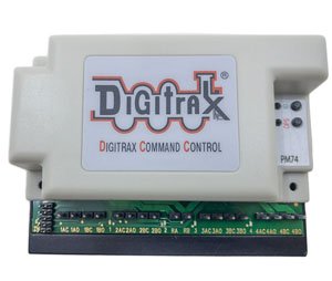 Digitrax(R) PM74 Power Manager with Occupancy and Transponding detection for 4 sub-districts (Model Train)