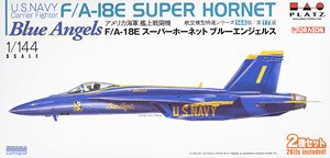 USN F/A-18C Super Hornet Blue Angels (Set of 2) (Plastic model)