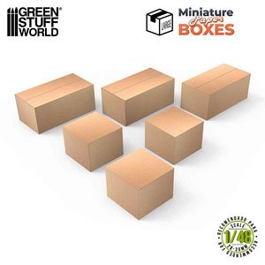 Miniature Boxes - Large (Plastic model)