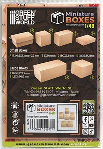 Miniature Boxes - Large (Plastic model)