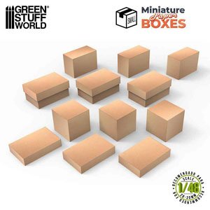 Miniature Boxes - Small (Plastic model)