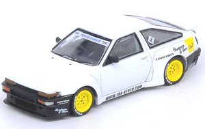 Toyota AE86 Sprinter Trueno Pandem / Rocket Bunny White (Diecast Car)