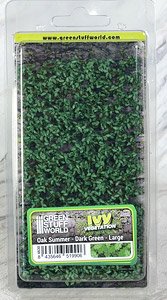ツタの植生シート ダークグリーン (夏のオークの葉) 大 (プラモデル)