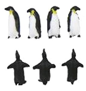 1/100 Animal Figure Series Penguin B (7 Pieces) (Model Train)