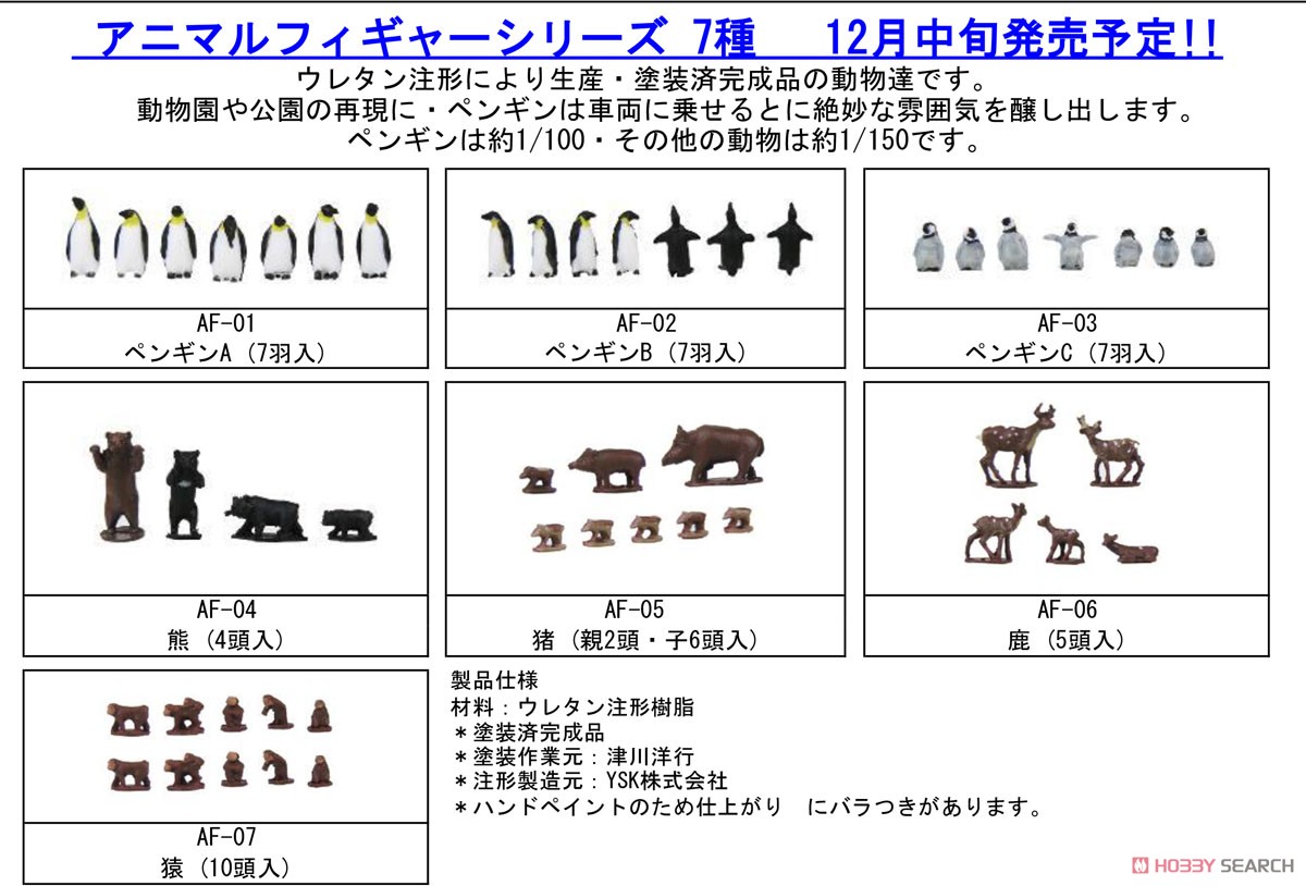 Animal Figure Series Monkey (10 Pieces) (Model Train) Other picture1