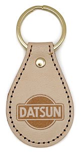 DATSUN Brand Emblem (1933) Leather Key Chain (Diecast Car)