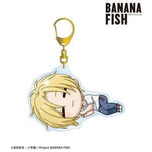 Banana Fish Ash Lynx A Chibikoro Big Acrylic Key Ring (Anime Toy)