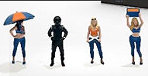 Figure Set - Grid Girls (Diecast Car)