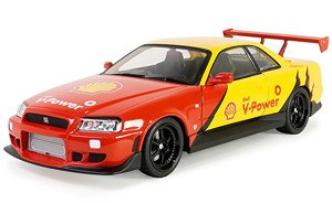 Artisan Collection - 1999 Nissan Skyline GT-R (R34) - Shell Oil (ミニカー)