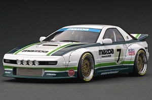 PANDEM RX-7 (FC3S) White/Green (Diecast Car)