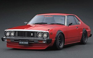 Nissan Skyline 2000 GT-ES (C210) Red (Diecast Car)