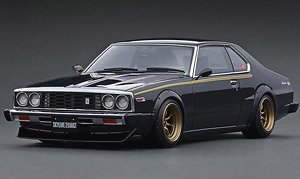 Nissan Skyline 2000 GT-ES (C210) Black (Diecast Car)