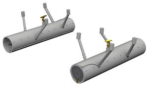 Bf109G用 WGr.21 ロケット弾 (2個入) (エデュアルド用) (プラモデル)