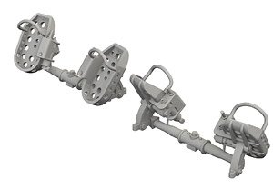 Bf109E (後期) ラダーペダル (プラモデル)