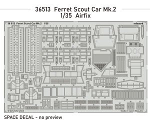フェレット装甲車 Mk.2 エッチングパーツ (エアフィックス用) (プラモデル)