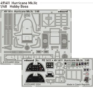 ハリケーン Mk.IIc エッチングパーツ (ホビーボス用) (プラモデル)