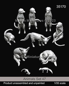 Animals Set 47 (Plastic model)