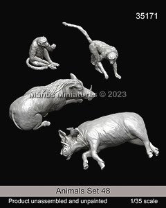 Animals Set 48 (Plastic model)