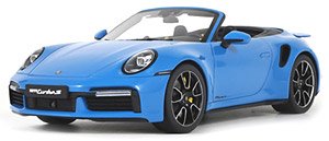 ポルシェ 911(992) ターボS カブリオレ (ブルー) (ミニカー)