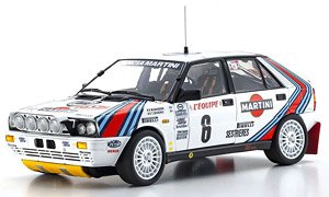 ランチア デルタ HF 4WD モンテカルロ `チーム ランチア マルティニ` 1987 #6 (ミニカー)